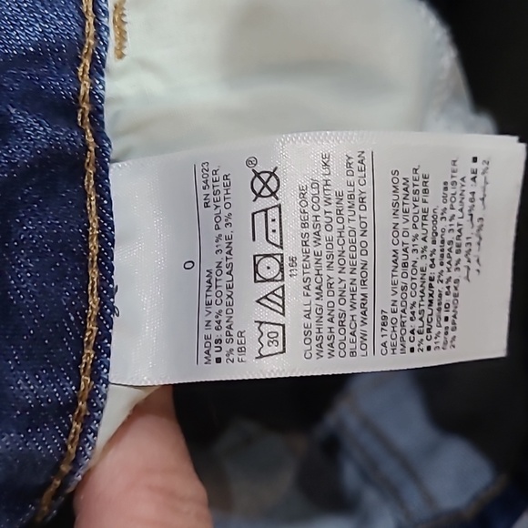 Old Navy women's size 0 super skinny extra high rise jeans - Picture 3 of 7